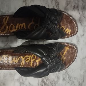 Sam Edelman Black and Brown Sandals